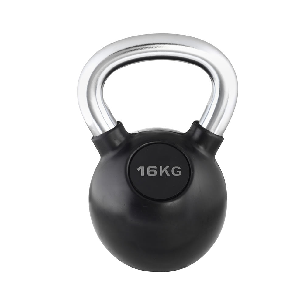 Trendy Kettlebell Chrom-Gummi 4-36kg 16kg Trendy Kettlebell Chrom-Gummi 4-36kg 16kg von Trendy Sport