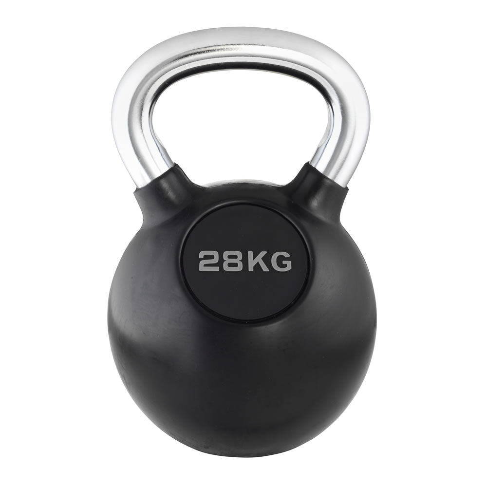 Trendy Kettlebell Chrom-Gummi 4-36kg 28kg Trendy Kettlebell Chrom-Gummi 4-36kg 28kg von Trendy Sport