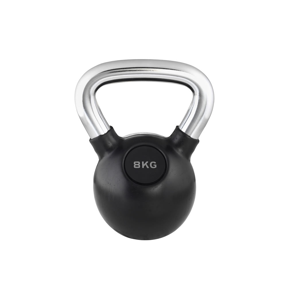 Trendy Kettlebell Chrom-Gummi 4-36kg 8kg Trendy Kettlebell Chrom-Gummi 4-36kg 8kg von Trendy Sport
