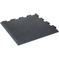 TRENDY SPORT Bodenmatte Rubber Interlocking Flooring Fina 1100 Eckstück schwarz 1,0 cm von TRENDY SPORT
