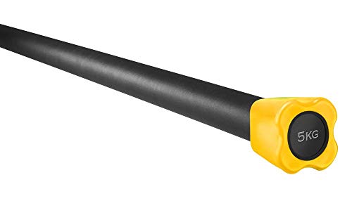 Trendy Sport Körperstraffungsstange, Uni, Erwachsene, Gelb, Einheitsgröße / 5 kg Trendy Sport Körperstraffungsstange, Uni, Erwachsene, Gelb, Einheitsgröße / 5 kg von Trendy Sport