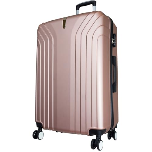 Trendyshop365 Reisekoffer L Hartschale Palma24 77cm 92 Liter 4 Rollen Rosé von Trendyshop365