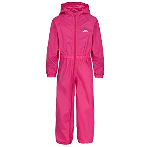 Trespass Button, Gerbera, 2/3, Wasserdichter Regenanzug mit Kapuze für Kinder / Unisex / Mädchen und Jungen, 2-3 Jahre, Rosa / Pink Trespass Button, Gerbera, 2/3, Wasserdichter Regenanzug mit Kapuze für Kinder / Unisex / Mädchen und Jungen, 2-3 Jahre, Rosa / Pink von Trespass