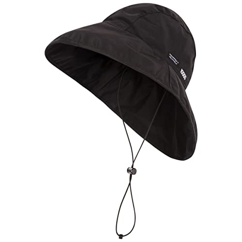 DLX Ando, Black, S/M, Wasserdichter Hut mit großer Krempe für Erwachsene / Unisex / Damen und Herren, Schwarz DLX Ando, Black, S/M, Wasserdichter Hut mit großer Krempe für Erwachsene / Unisex / Damen und Herren, Schwarz von Trespass