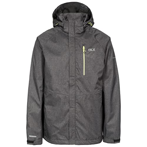 DLX Herren Wasserdichte Jacke DUPREE, black marl, L, MAJKRAO10002_BKML DLX Herren Wasserdichte Jacke DUPREE, black marl, L, MAJKRAO10002_BKML von Trespass