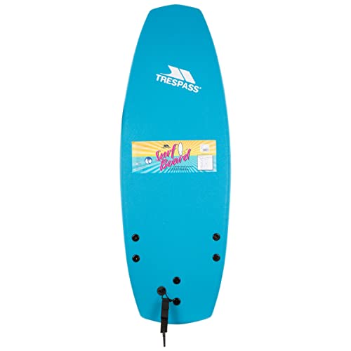Gromit XPE-Surfbrett, mit 3 abnehmbaren Flossen und Beinleine, 122 cm, Hellblau Gromit XPE-Surfbrett, mit 3 abnehmbaren Flossen und Beinleine, 122 cm, Hellblau von Trespass
