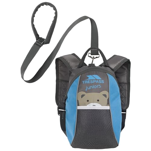 Kinderbackpack mit Laufgurt - Blau von Trespass