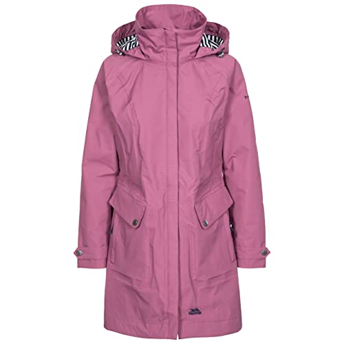 Trespass Damen Rainy Day wasserdichte Regenjacke mit verdeckter Kapuze von Trespass