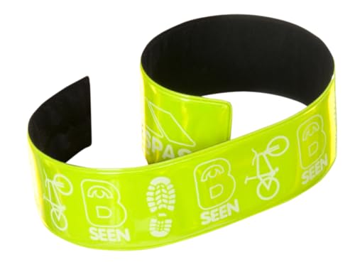 Trespass Snapper, Hi-Viz Green, 2x Reflektierendes Schnapparmband 32cm, Neon Grün Trespass Snapper, Hi-Viz Green, 2x Reflektierendes Schnapparmband 32cm, Neon Grün von Trespass