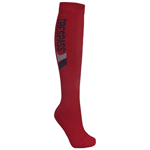 Trespass Unisex Tech Skisocken, Rot (Red), 43-46 EU Trespass Unisex Tech Skisocken, Rot (Red), 43-46 EU von Trespass