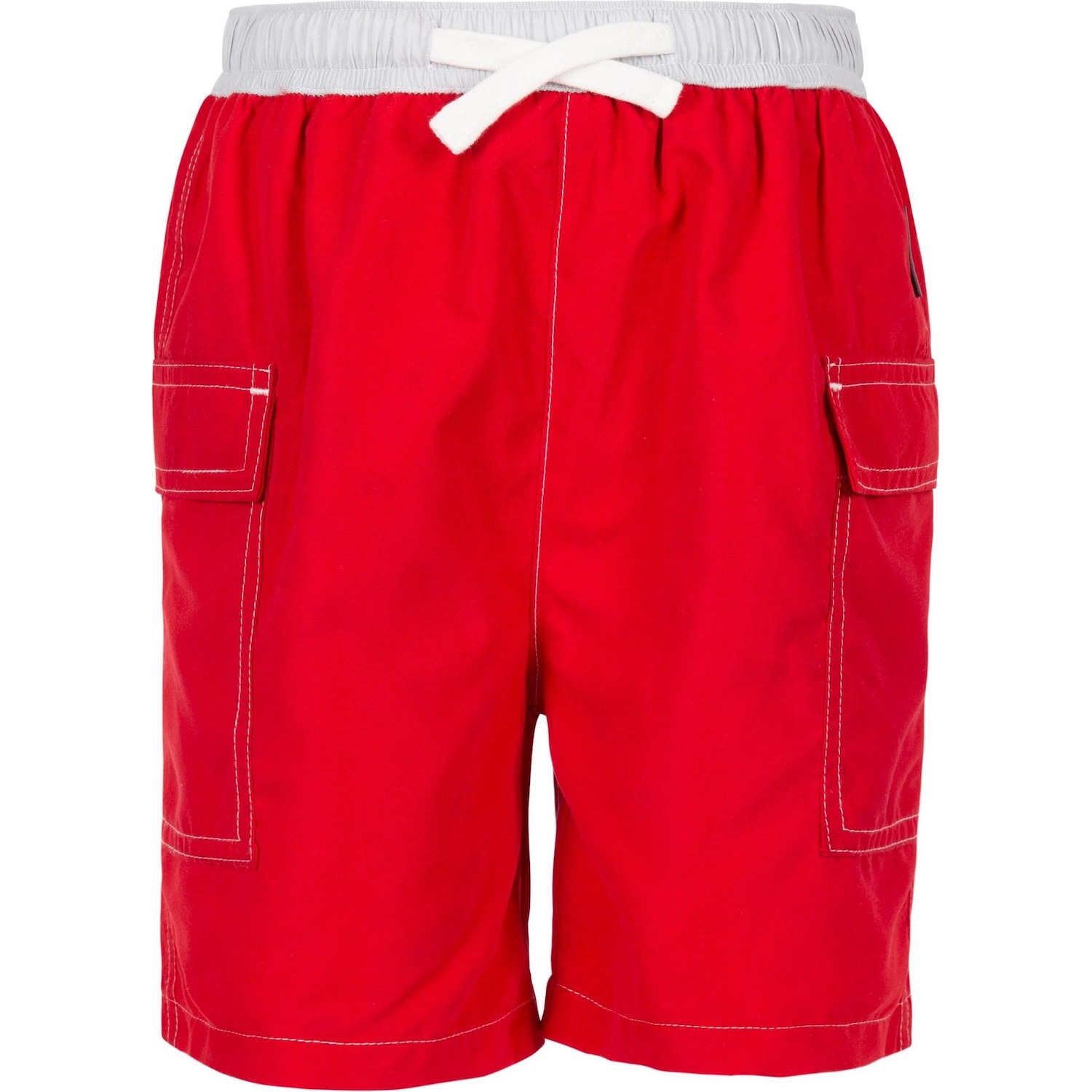 Trespass, Jungen, Badehose, DEPTHS Kinder Schwimmshorts, Rot, (3, 4) von Trespass