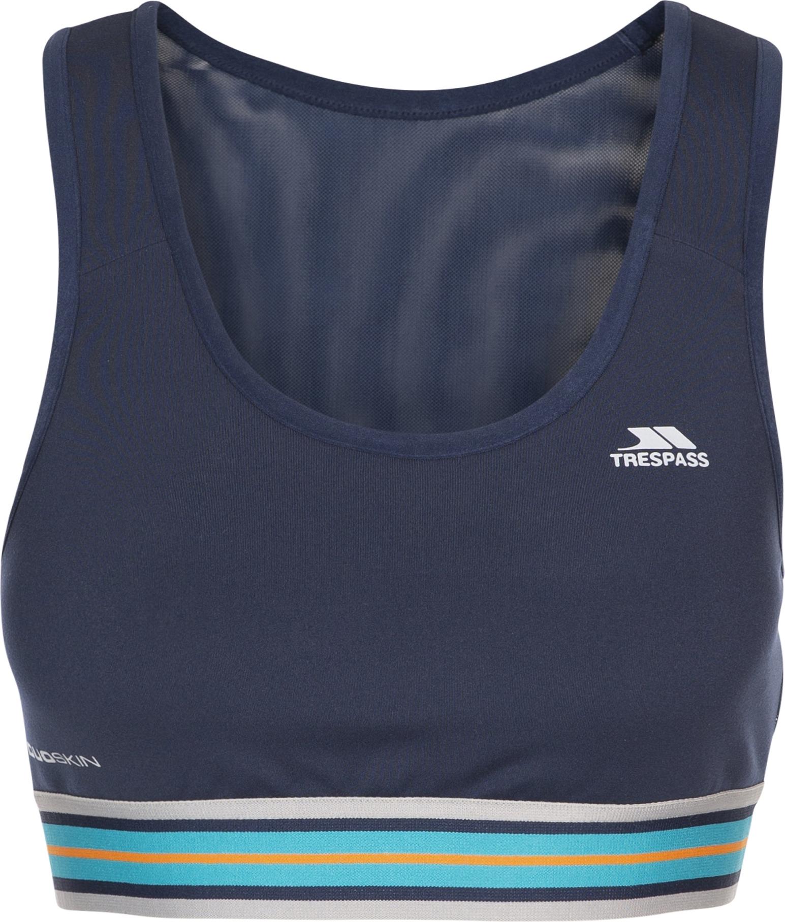 Trespass, Sport-BH, TESSIE - Damen Aktive Crop Top (M), Blau, M von Trespass