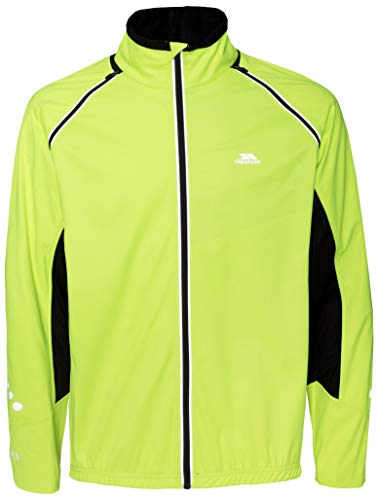 Trespass Aaron, Hi Visibility Yellow, XS, Wasserdichte Softshelljacke mit abnehmbaren Ärmeln & Rückentasche für Herren, X-Small, Neon Gelb Trespass Aaron, Hi Visibility Yellow, XS, Wasserdichte Softshelljacke mit abnehmbaren Ärmeln & Rückentasche für Herren, X-Small, Neon Gelb von Trespass