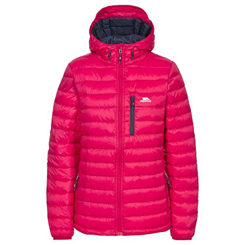 Trespass Arabel, Raspberry, S, Ultraleichte Warme Kompakt Zusammenfaltbare Daunenjacke 80% Daunen für Damen, Small, Rosa / Pink von Trespass