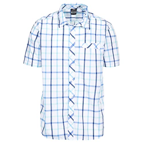 Trespass Arviat, Blue Check, XS, Schnelltrocknendes Shirt mit Kragen für Herren, X-Small, Blau Trespass Arviat, Blue Check, XS, Schnelltrocknendes Shirt mit Kragen für Herren, X-Small, Blau von Trespass