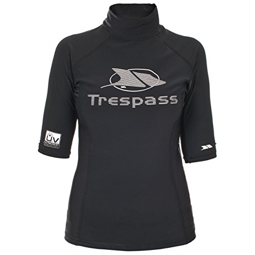 Trespass Azad, Black, XXS, Rash Guard Top mit UV-Schutz für Damen, XX-Small / 2XS / 2X-Small, Schwarz Trespass Azad, Black, XXS, Rash Guard Top mit UV-Schutz für Damen, XX-Small / 2XS / 2X-Small, Schwarz von Trespass