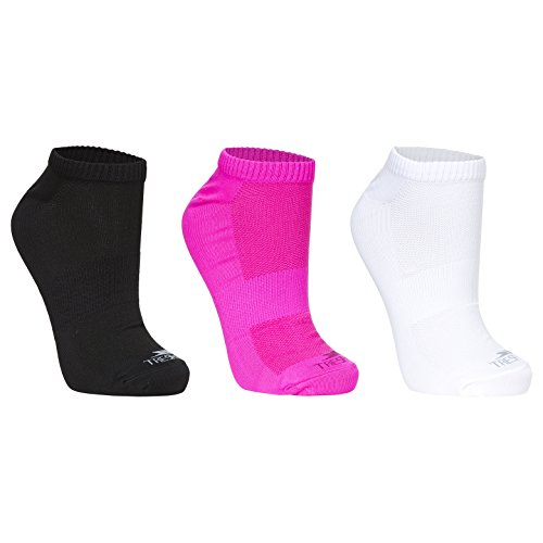 Trespass Barricade, White/Pink Glow/Black, 6/9, Socken für Damen, 39-42, Weiß/Rosa/Schwarz Trespass Barricade, White/Pink Glow/Black, 6/9, Socken für Damen, 39-42, Weiß/Rosa/Schwarz von Trespass