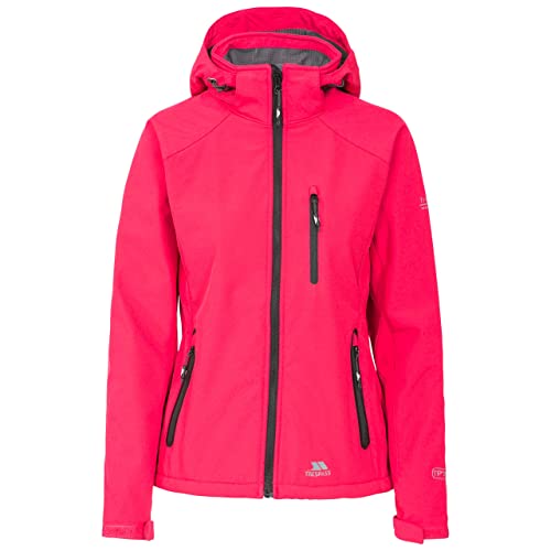 Trespass Bela II, Raspberry, XXS, Wasserdichte Softshelljacke mit abnehmbarer Kapuze für Damen, XX-Small / 2XS / 2X-Small, Rosa / Pink Trespass Bela II, Raspberry, XXS, Wasserdichte Softshelljacke mit abnehmbarer Kapuze für Damen, XX-Small / 2XS / 2X-Small, Rosa / Pink von Trespass