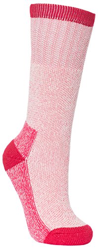 Trespass Caray, Raspberry, 3/6, Warme Socken für Damen, 36-39, Rosa / Pink von Trespass