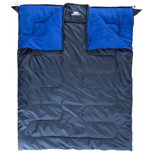 Trespass 2 Personen Drei Jahreszeiten Schlafsack 180cm x 140cm Catnap, Navy, EACH, UUACSLL30001_NA1EACH Trespass 2 Personen Drei Jahreszeiten Schlafsack 180cm x 140cm Catnap, Navy, EACH, UUACSLL30001_NA1EACH von Trespass