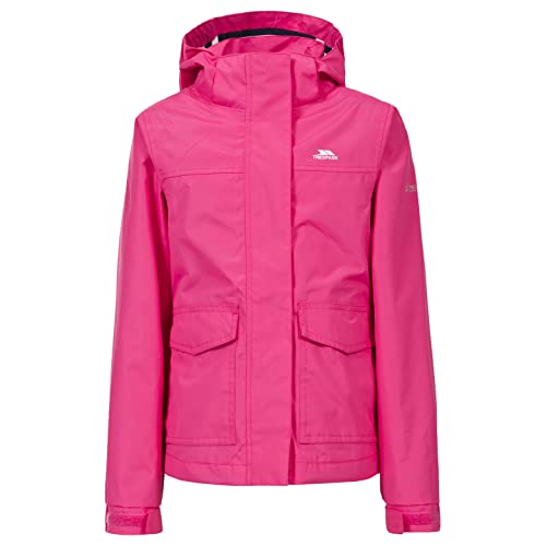 Trespass Cecily, Fuchsia, 11/12, Wasserdichte Jacke mit abnehmbarer Kapuze und Reflektiven Details für Kinder / Mädchen 2-12 Jahre, 11-12 Jahre, Rosa / Pink Trespass Cecily, Fuchsia, 11/12, Wasserdichte Jacke mit abnehmbarer Kapuze und Reflektiven Details für Kinder / Mädchen 2-12 Jahre, 11-12 Jahre, Rosa / Pink von Trespass