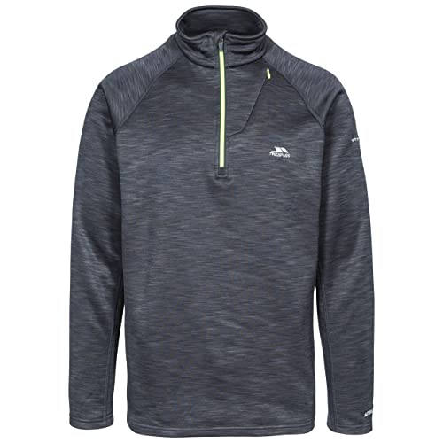 Trespass Collins, Black Marl, XS, Warmes Fleece 200g/m² für Herren, X-Small, Schwarz Trespass Collins, Black Marl, XS, Warmes Fleece 200g/m² für Herren, X-Small, Schwarz von Trespass