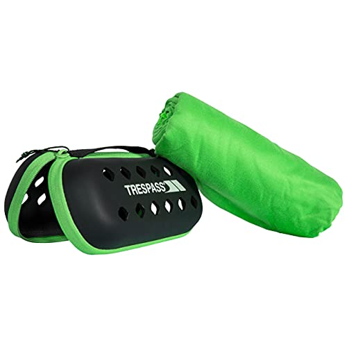 Trespass Compatto Mikrofaser-Handtuch, schnelltrocknend, ultrafein, 60 x 120 cm, Grün Trespass Compatto Mikrofaser-Handtuch, schnelltrocknend, ultrafein, 60 x 120 cm, Grün von Trespass