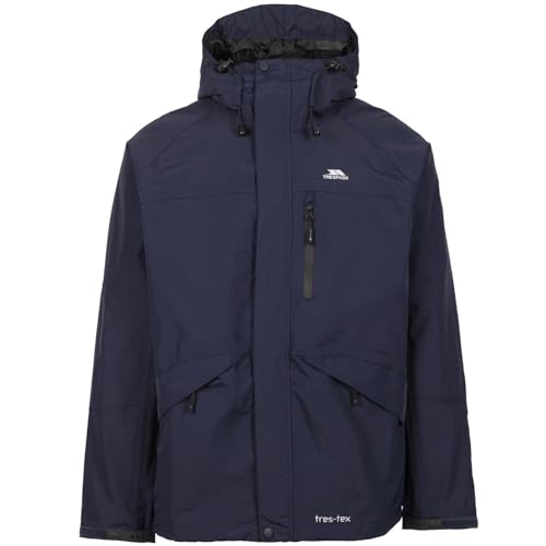 Trespass Corvo Herren Regenjacke, Marineblau, XXL Trespass Corvo Herren Regenjacke, Marineblau, XXL von Trespass