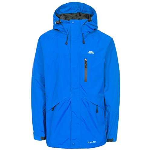 Trespass Corvo Jacket, Blue, L, Wasserdichte Jacke für Herren, Large, Blau Trespass Corvo Jacket, Blue, L, Wasserdichte Jacke für Herren, Large, Blau von Trespass