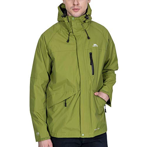 Trespass Herren Corvo Jacket Regenjacke, Cedar Green, XXS EU Trespass Herren Corvo Jacket Regenjacke, Cedar Green, XXS EU von Trespass