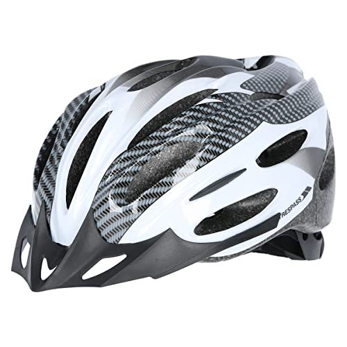Trespass Crankster Ergonomisch Anpassbarer Fahrradhelm Mit Rundumbelüftung, White, L/XL Trespass Crankster Ergonomisch Anpassbarer Fahrradhelm Mit Rundumbelüftung, White, L/XL von Trespass