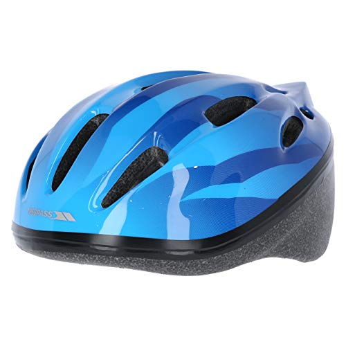 Trespass Cranky, Dark Blue, 44/48, Fahrradhelm für Kinder / Unisex / Mädchen und Jungen, 44-48cm Kopfumfang, Blau von Trespass