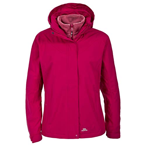 Trespass Damen 3-in-1-Jacke Mandalin XX-Small kirschrot von Trespass