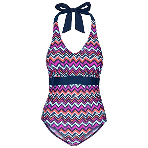 Trespass Damen Badeanzug Sheila, Zigzag Print, L, FACLSMO10004_ZZPL Trespass Damen Badeanzug Sheila, Zigzag Print, L, FACLSMO10004_ZZPL von Trespass