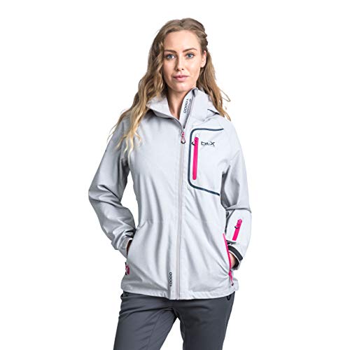Trespass Damen Wasserdichte Jacke Mit Abnehmbarer Kapuze Gita II, Quartz Marl, S, FAJKSSN10005_QZMS Trespass Damen Wasserdichte Jacke Mit Abnehmbarer Kapuze Gita II, Quartz Marl, S, FAJKSSN10005_QZMS von Trespass