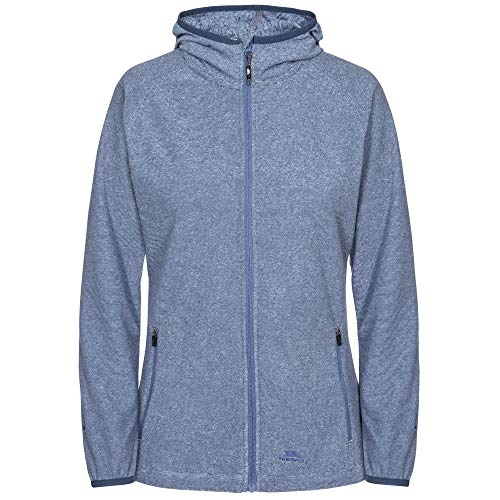 Trespass Damen Jennings Warme Microfleece-Jacke mit Kapuze, 140 g/m², Navy, S von Trespass