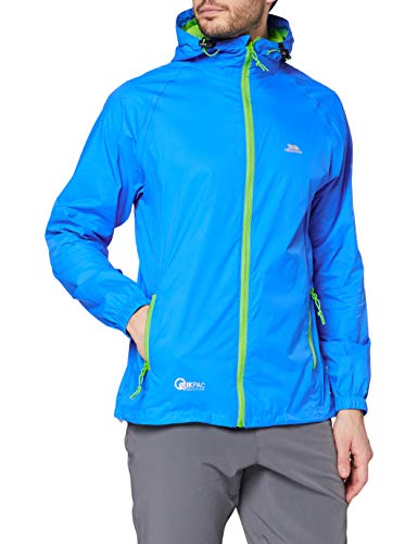 Trespass Damen Kompakt Zusammenrollbare Wasserdichte Regenjacke Qikpac Jacket, Cobalt, XXXL, UAJKRAI10001_COBXXXL, Blau (Cobalt) von Trespass