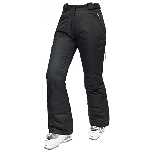 Trespass Damen Lohan Wasserdichte Skihose Mit Seitenbel ftung, Schwarz, S EU von Trespass