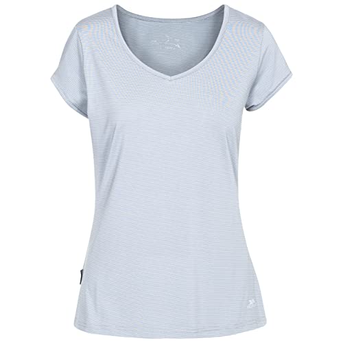 Trespass Damen Schnelltrocknendes Stretch T-shirt Mirren, Platinum, XXS, FATOTSN10006_PLTXXS Trespass Damen Schnelltrocknendes Stretch T-shirt Mirren, Platinum, XXS, FATOTSN10006_PLTXXS von Trespass