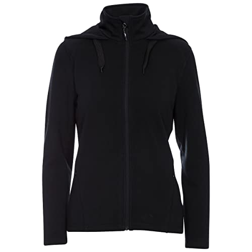 Trespass Damen Panache Warme Fleecejacke Im Kapuzen-Style Mit Kragen, 300g/m5, Black, XL Trespass Damen Panache Warme Fleecejacke Im Kapuzen-Style Mit Kragen, 300g/m5, Black, XL von Trespass