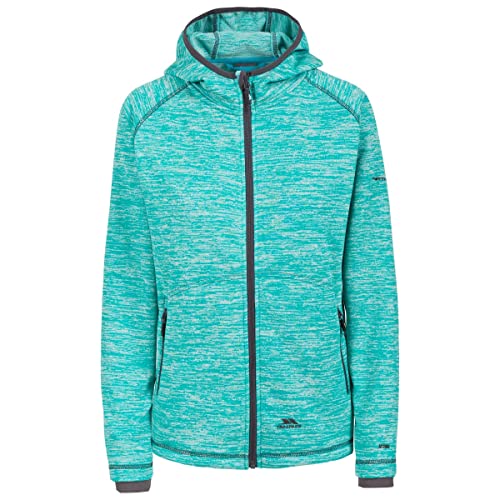 Trespass Damen Riverstone Warme Fleecejacke Mit Kapuze, Marine Marl, XS Trespass Damen Riverstone Warme Fleecejacke Mit Kapuze, Marine Marl, XS von Trespass