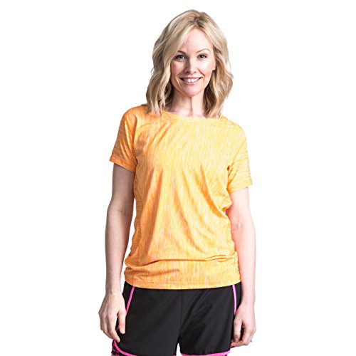 Trespass Damen Schnelltrocknendes T-shirt Mit Reflektierenden Details Daffney, Clementine, XXS, FATOTSN10003_CLMXXS Trespass Damen Schnelltrocknendes T-shirt Mit Reflektierenden Details Daffney, Clementine, XXS, FATOTSN10003_CLMXXS von Trespass
