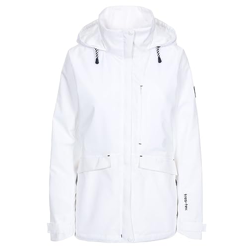 Trespass Damen Voyage wasserdichte Regenjacke mit verdeckter Kapuze Trespass Damen Voyage wasserdichte Regenjacke mit verdeckter Kapuze von Trespass