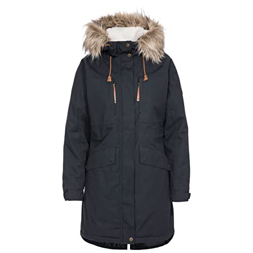 Trespass Damen Wasserdichte Jacke Mit Anpassbarer Integrierter Kapuze FAITHFUL, Dark grey, M, FAJKRATR0011_DAGM Trespass Damen Wasserdichte Jacke Mit Anpassbarer Integrierter Kapuze FAITHFUL, Dark grey, M, FAJKRATR0011_DAGM von Trespass