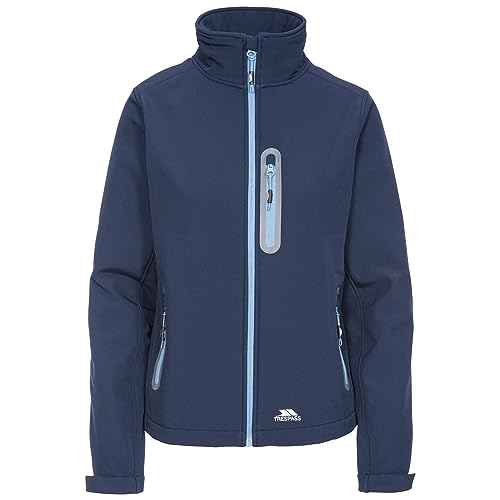 Trespass Damen Winddichte Leichte Soft-shelljacke Mit Kordelzug Am Saum HALLIE, Navy, L, FAJKSSTR0002_NA1L Trespass Damen Winddichte Leichte Soft-shelljacke Mit Kordelzug Am Saum HALLIE, Navy, L, FAJKSSTR0002_NA1L von Trespass