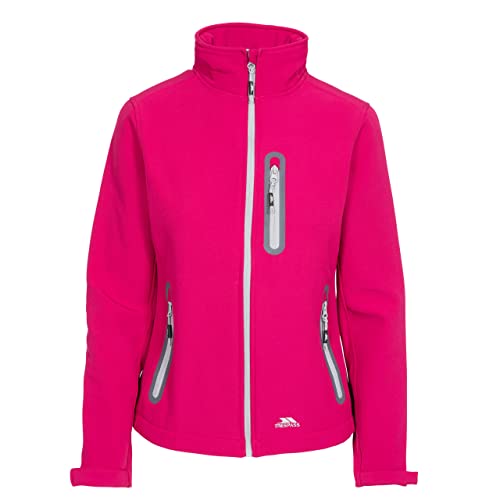 Trespass Damen Winddichte Leichte Soft-shelljacke mit Kordelzug Am Saum HALLIE, Cassis, L, FAJKSSTR0002_CASL von Trespass