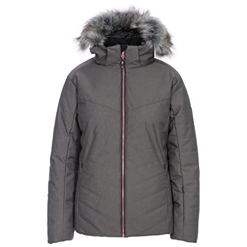 Trespass Damen Warme Wasser und Winddichte Skijacke Mit Abnehmbarer Kapuze WISDOM, Dark grey, M, FAJKSKTR0005_DAGM Trespass Damen Warme Wasser und Winddichte Skijacke Mit Abnehmbarer Kapuze WISDOM, Dark grey, M, FAJKSKTR0005_DAGM von Trespass