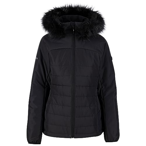 Trespass Damen Womens Casual Jacket Lässige Damenjacke, Schwarz, 42 von Trespass