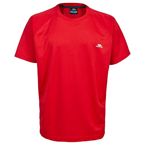 Trespass Debase, Red, S, Schnelltrocknendes T-Shirt für Herren, Small, Rot Trespass Debase, Red, S, Schnelltrocknendes T-Shirt für Herren, Small, Rot von Trespass