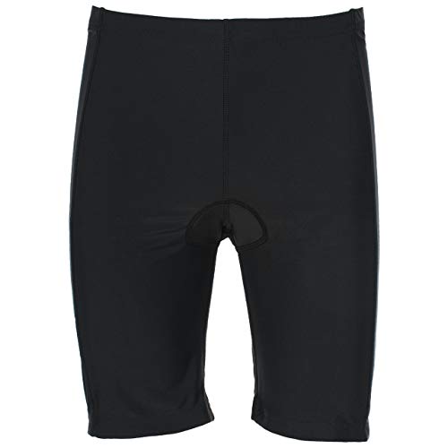 Trespass Decypher, Black, XXS, Gepolsterte Shorts für Damen und Herren / Unisex, XX-Small / 2XS / 2X-Small, Schwarz von Trespass